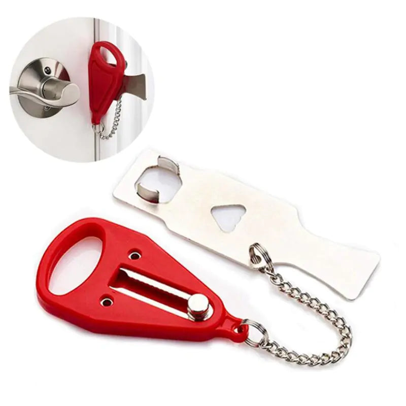 Portable Hotel Door Lock Self-Defense Door Stop